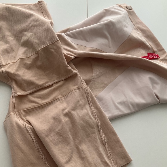 SPANX Oncore High-Waist Shaping Shorts in Light Nude - Picture 10 of 10